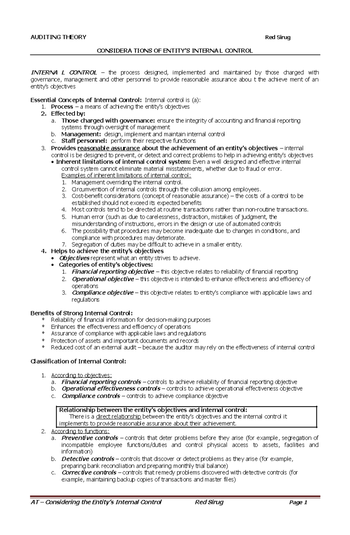 Scribd - This can help you in stu-dying auditing - AUDITING THEORY Red ...
