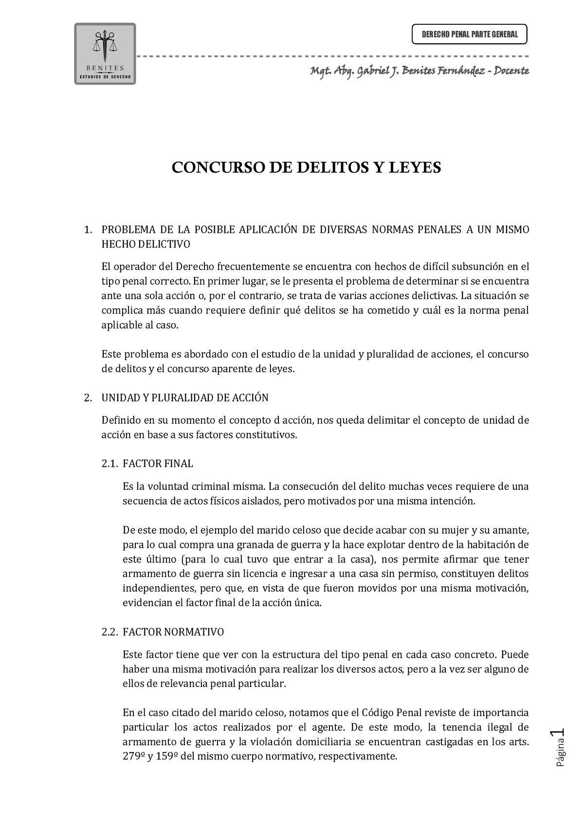 Delitos Y Leyes Penales en el país de Peru - Mgt. Abg. Gabriel J ...