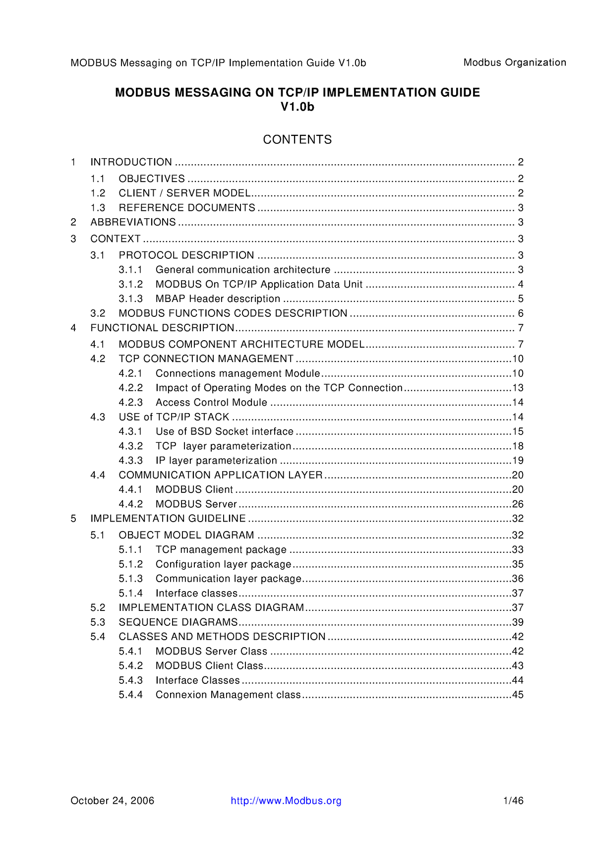 Modbus Messaging Implementation Guide V1 0b - MODBUS MESSAGING ON TCP ...