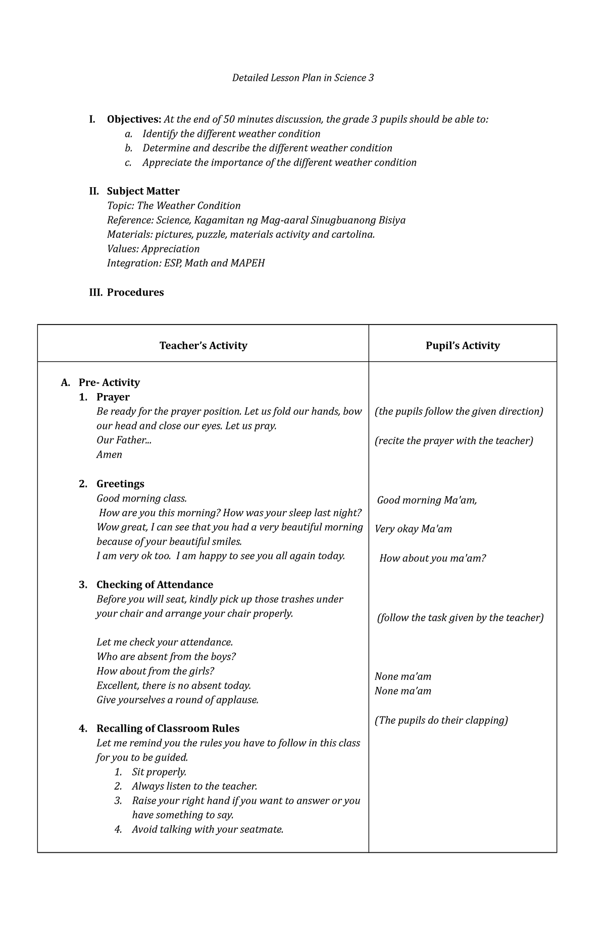 Detailed Lesson Plan in Science 3 rinnabel final 33333 - Detailed ...