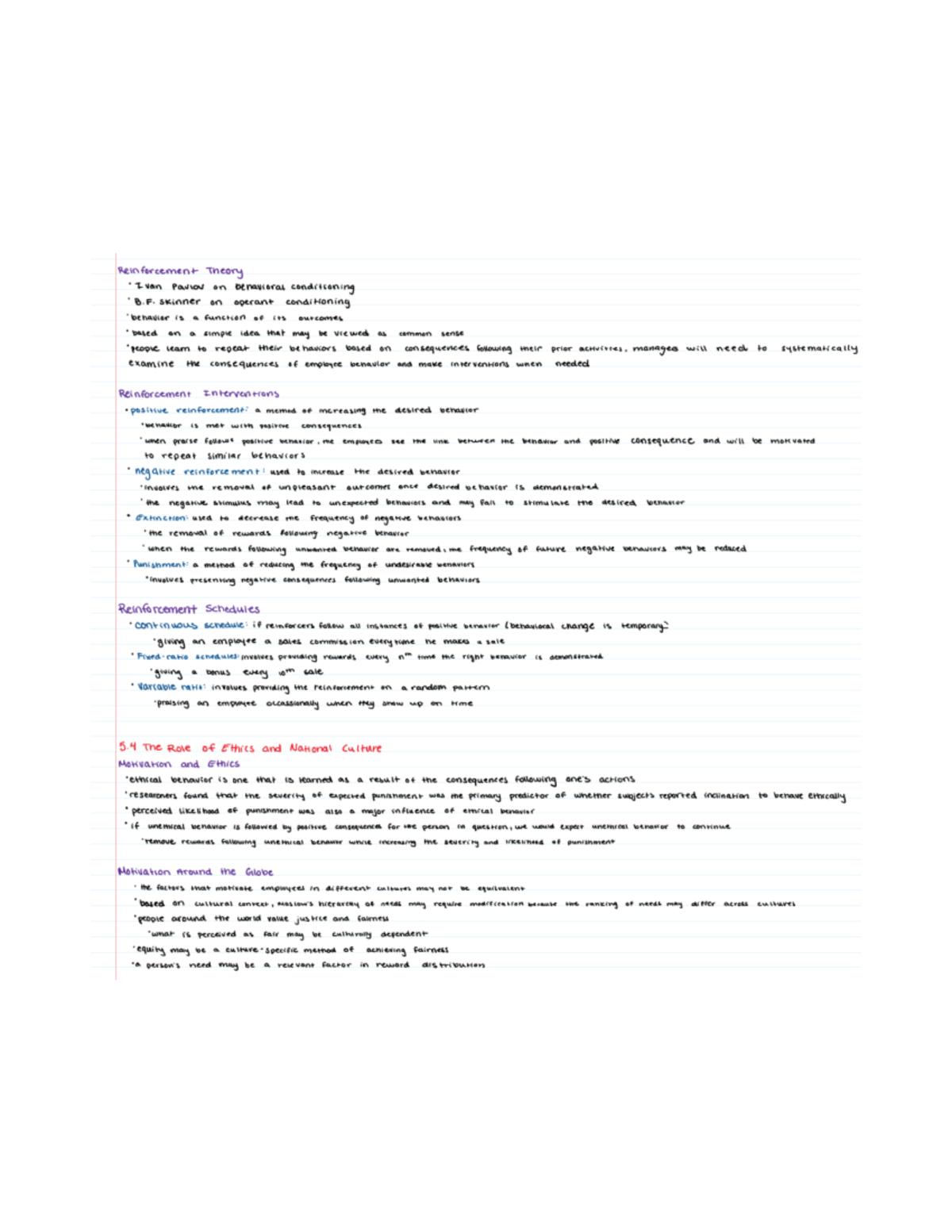 Chapter 5 Notes-3 - MGT 310 - Studocu