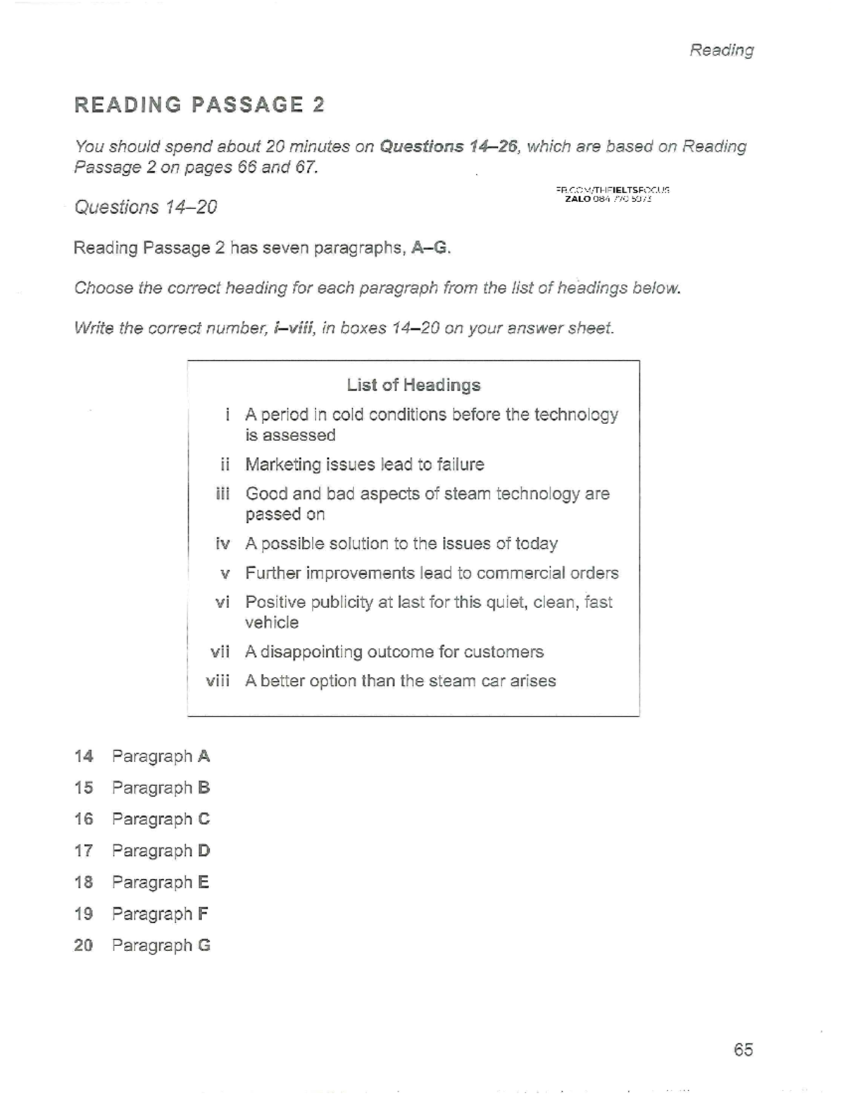 Matching headings exercises to n cao c p 1 studocu