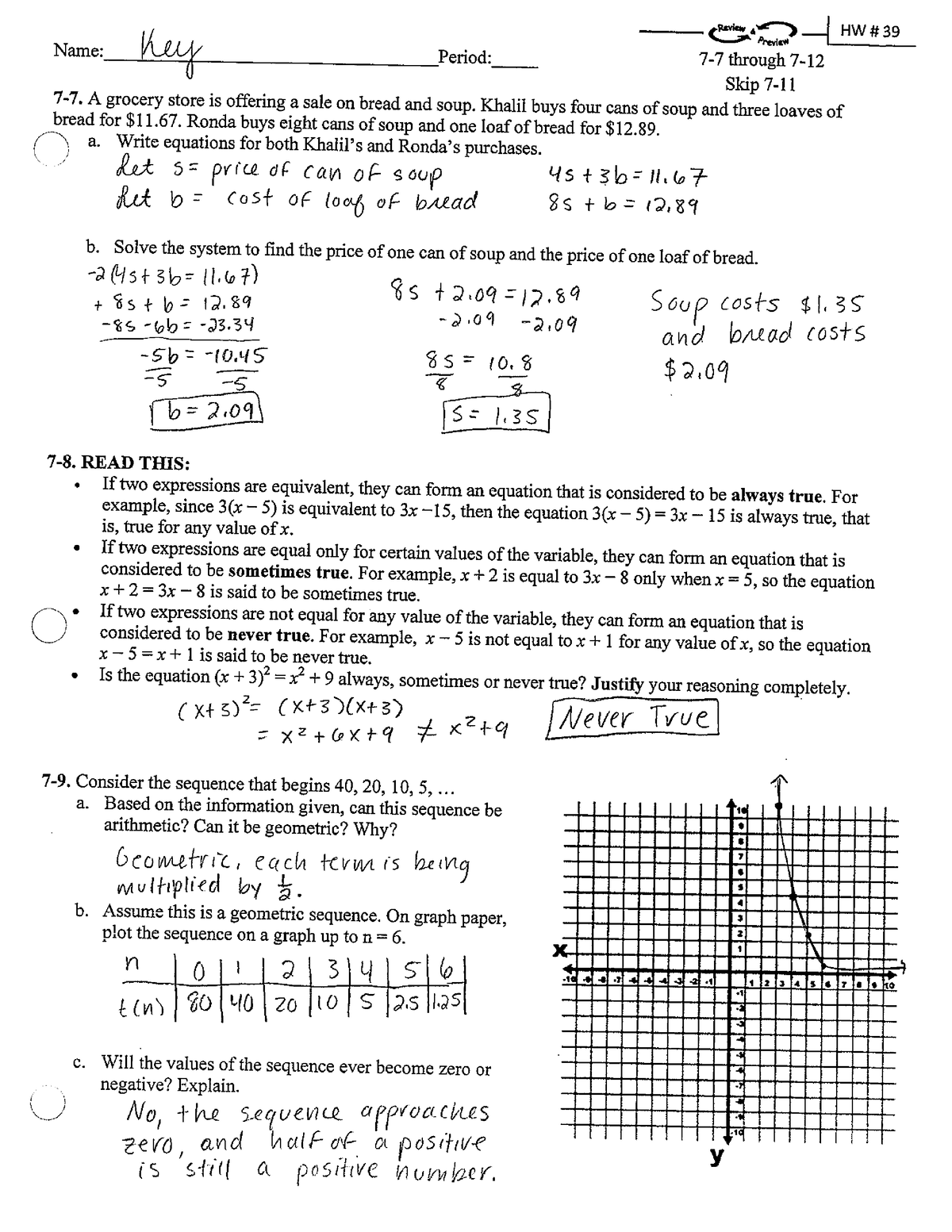 Chapter 7 hw key - Kamari's notes from bio class - Studocu