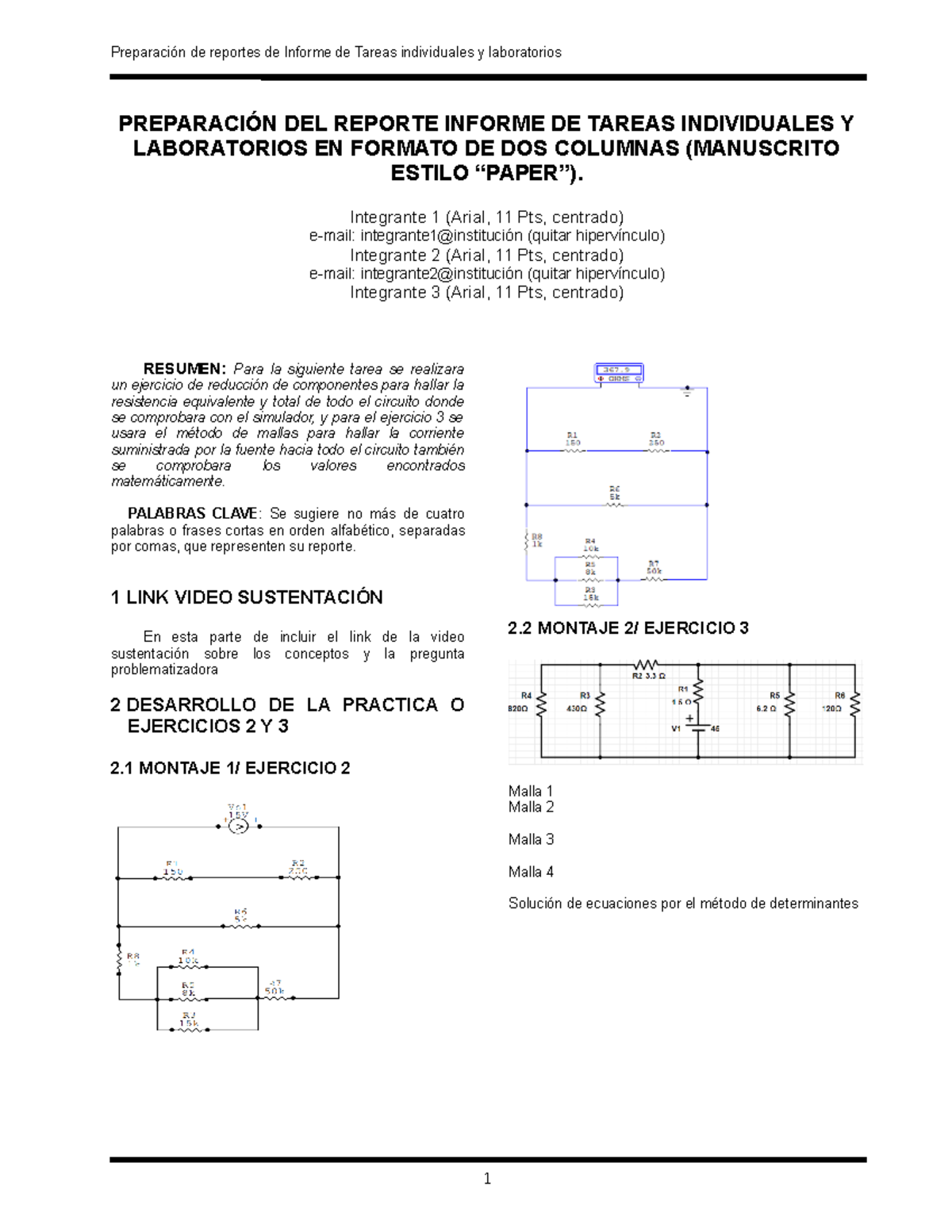 Anexo 2 Formato IEEE - fisica electronica - Preparación de reportes de ...