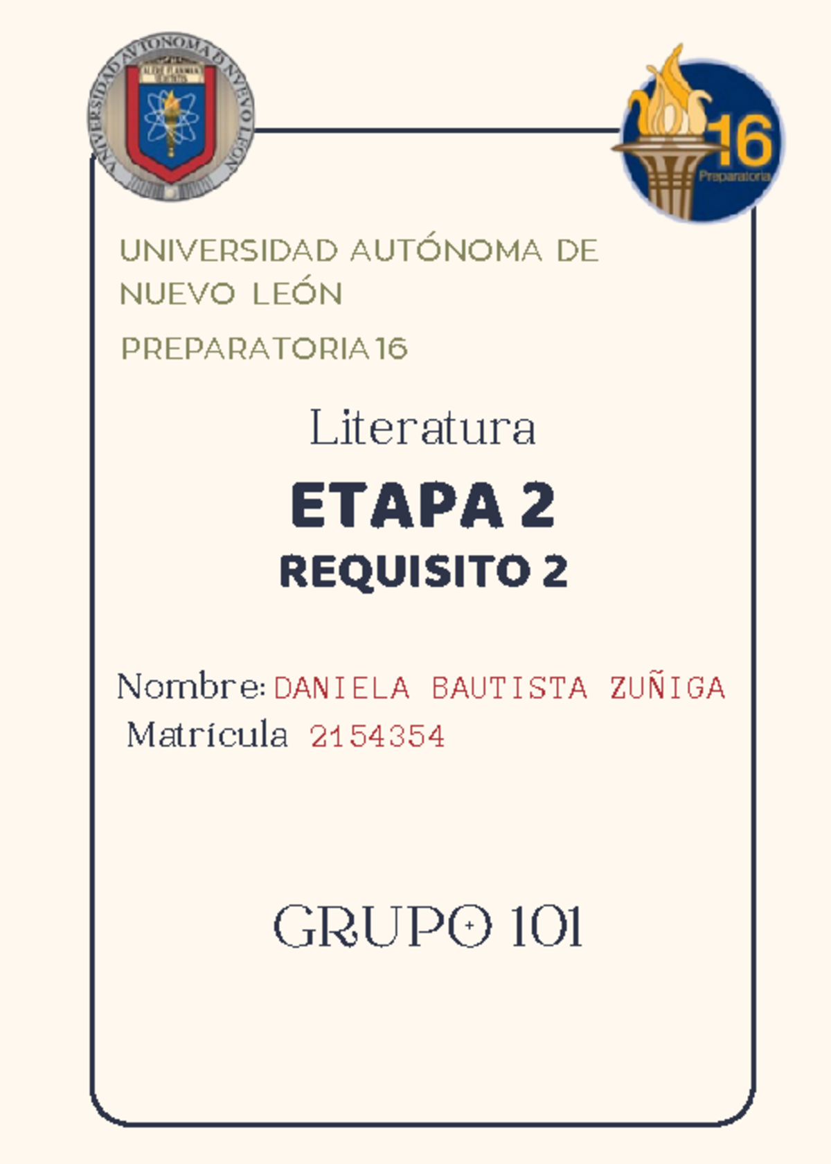 Actividad Requisito 2 Literatura Nombre Literatura Universidad