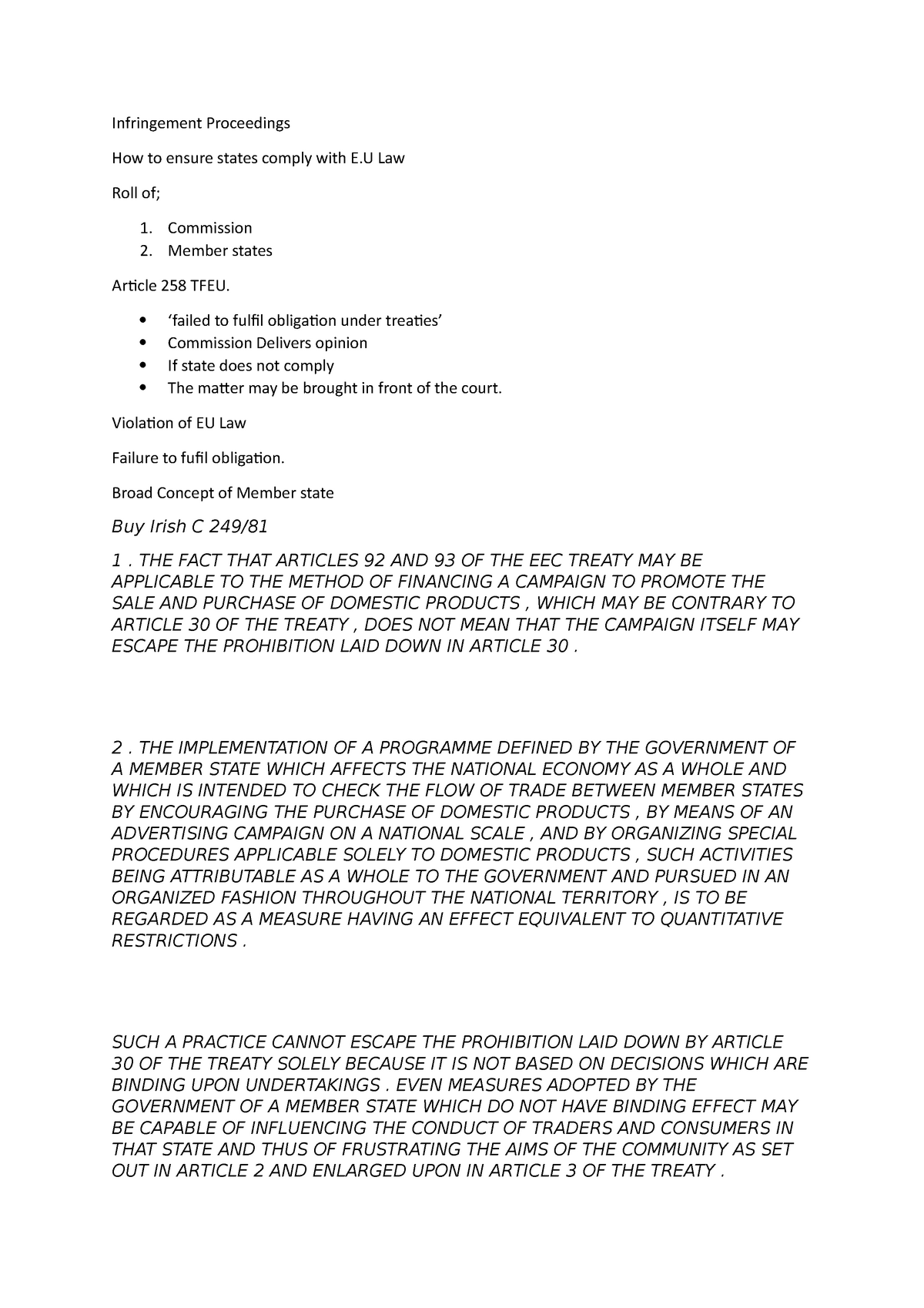 article 258 tfeu essay