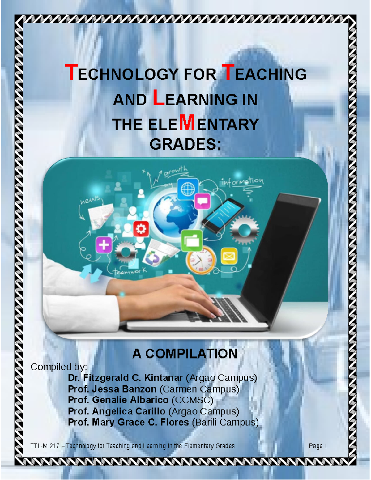 Unit 1 Lesson 2 Roles Of ICT In Teaching For Learning TECHNOLOGY FOR 