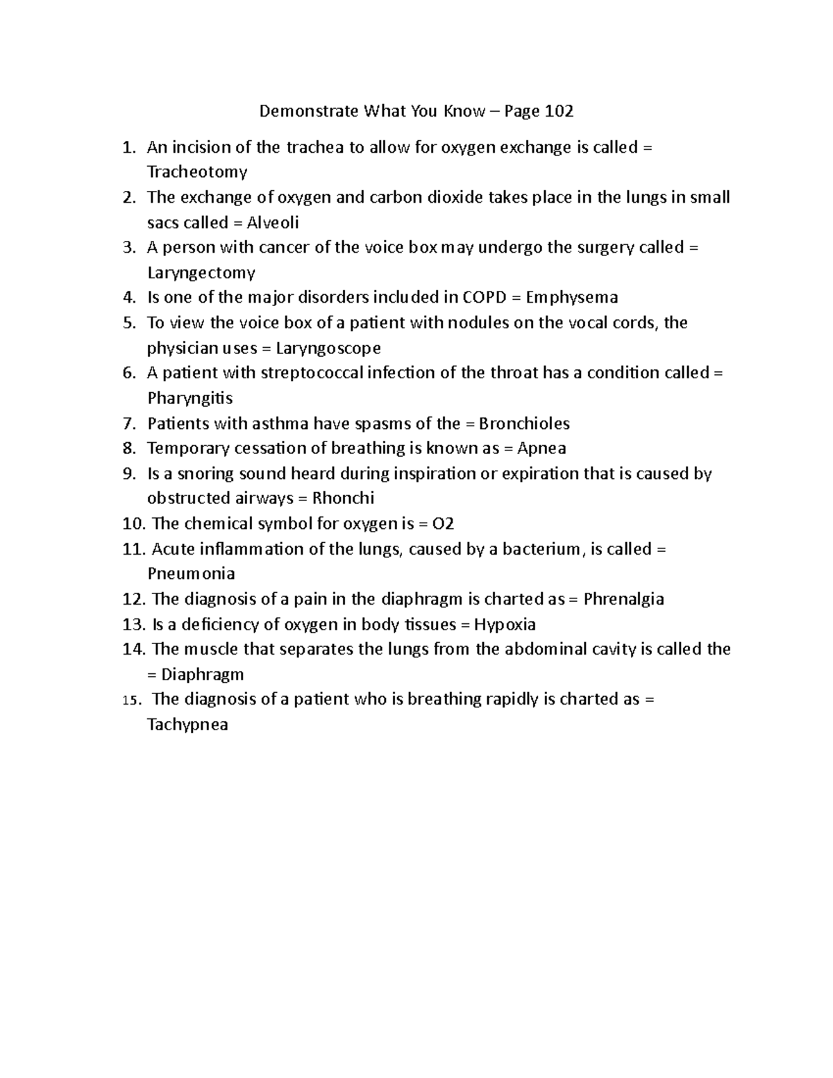 Demonstarte what you know - page 102 - Demonstrate What You Know – Page ...