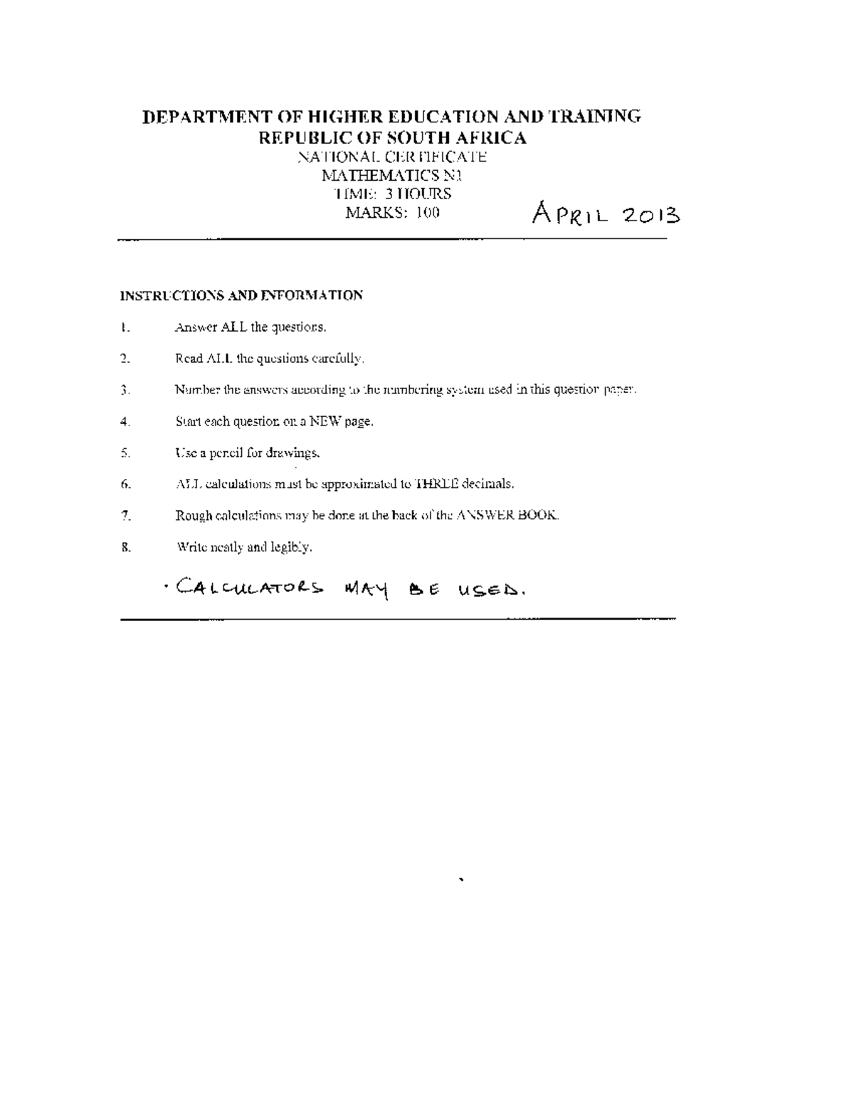 Mathematics N1 N Mathematics For Business Studocu