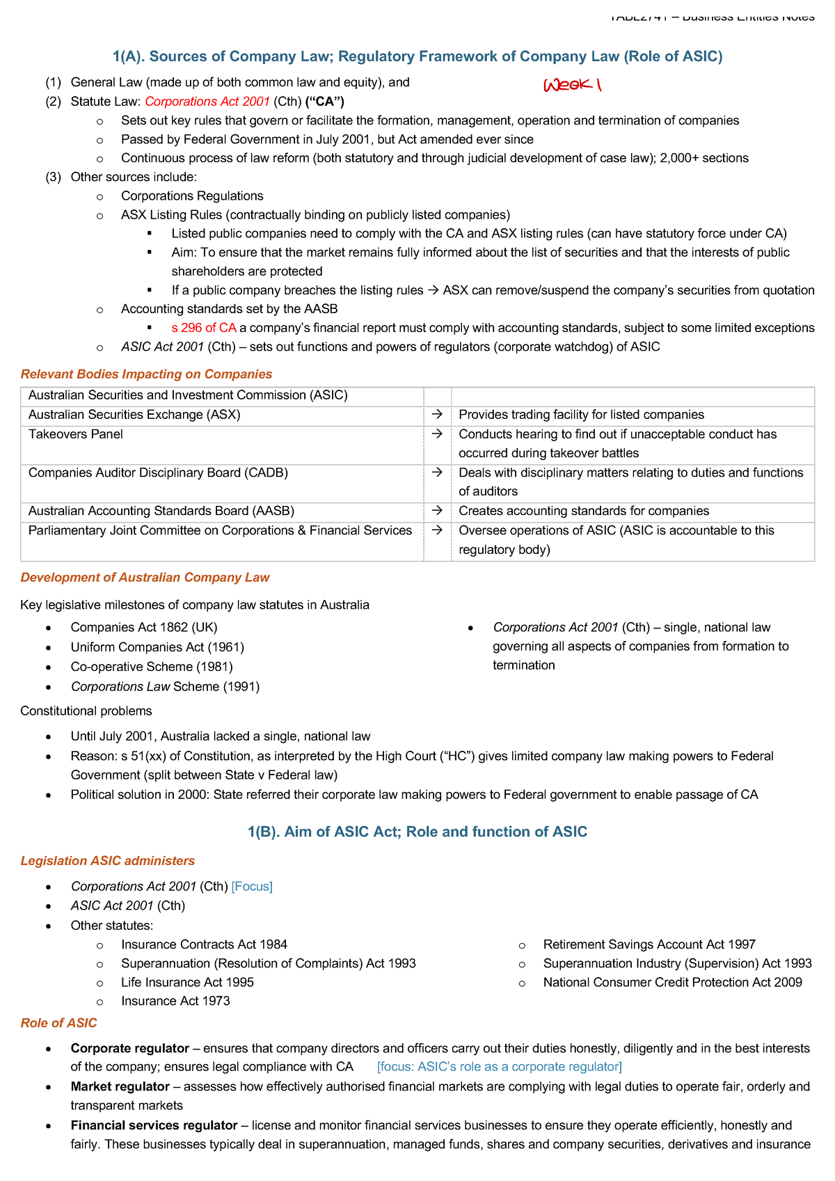 tabl2741-week-1-lecture-notes-tabl2741-business-entities-notes-1-a