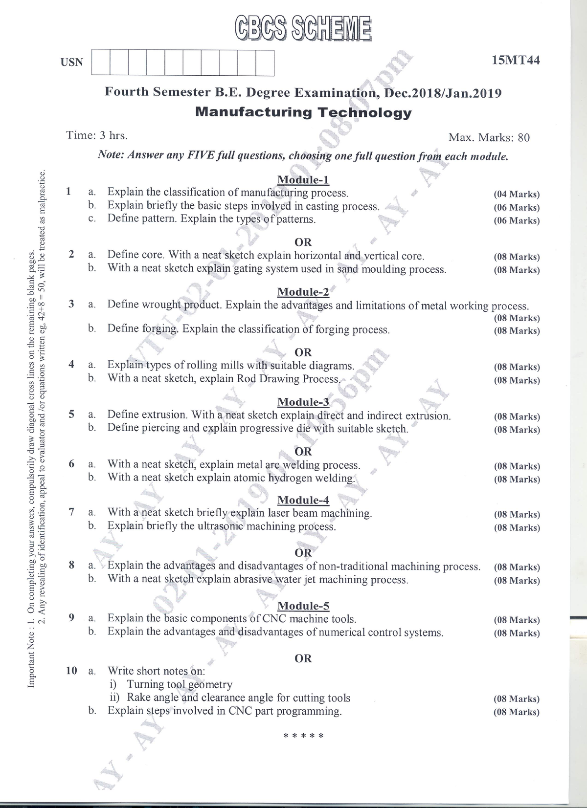 15MT44, December 2018- January 2019 - Basic Electrical Engineering ...