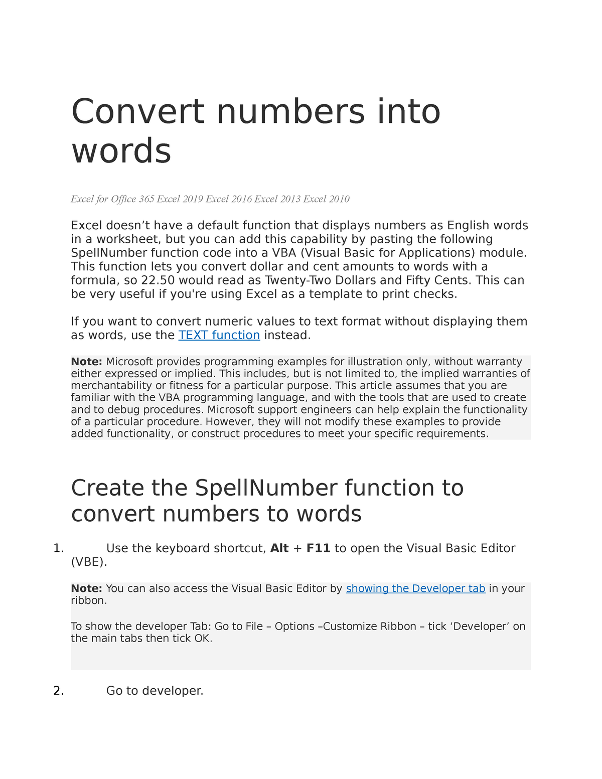 Convert Numbers Into Words Convert Numbers Into Words Excel For