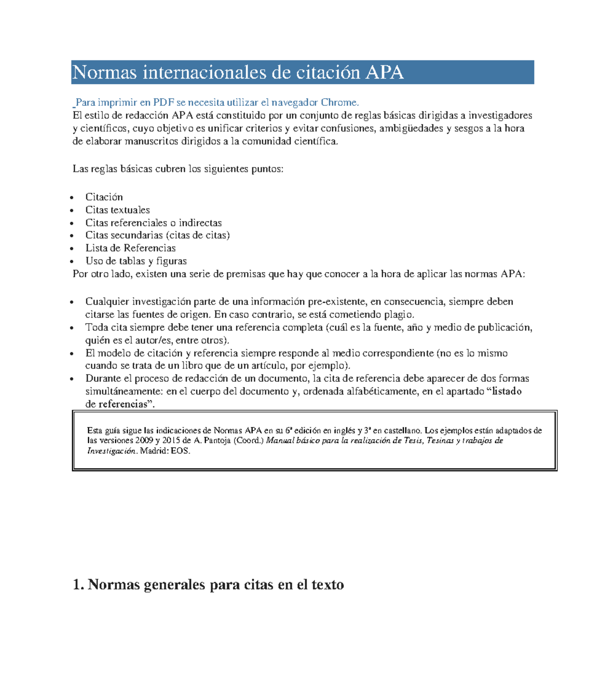 Capítulo 5 Normas Internacionales De Citación Apa Normas