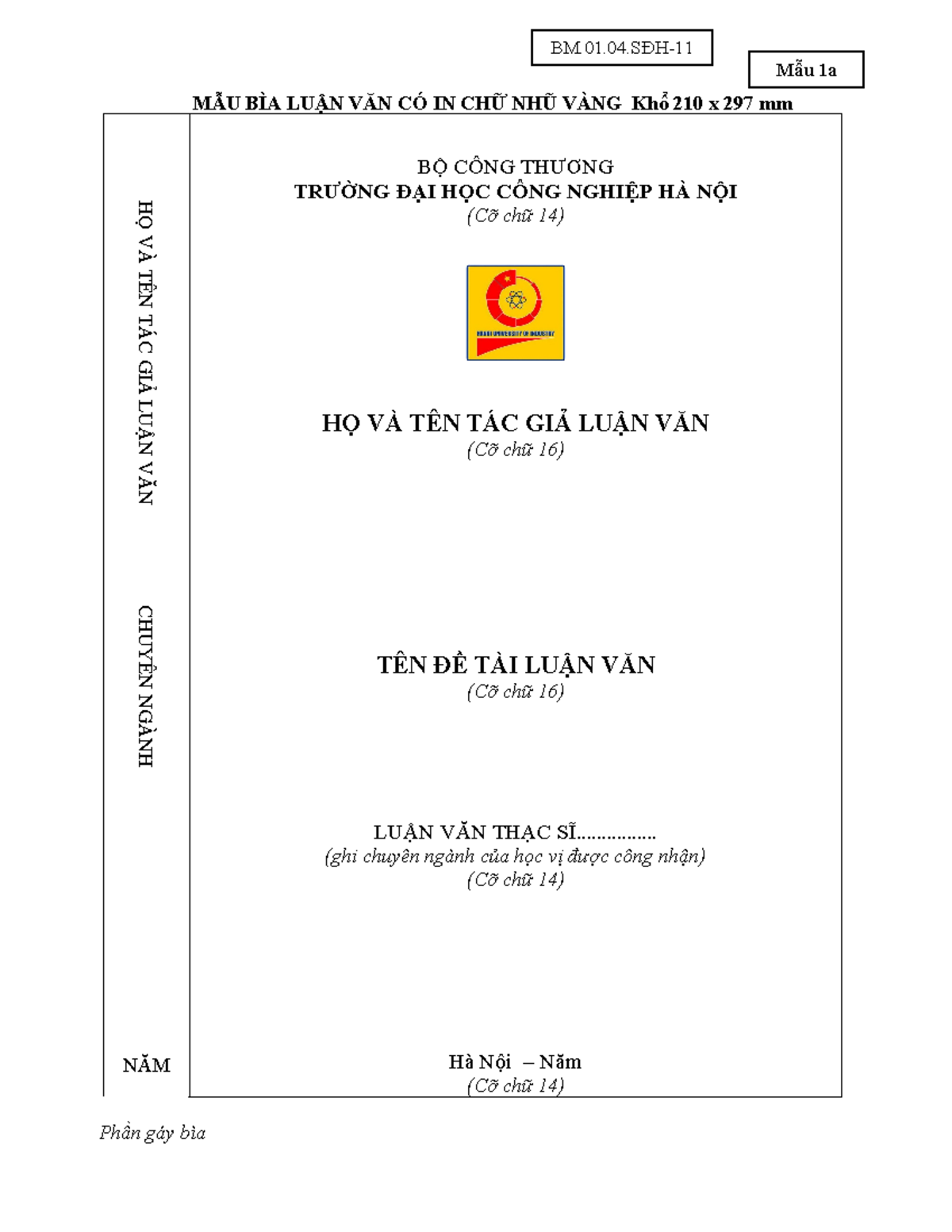 Uf1 mau trinh bay luan van thac si24351 - MẪU BÌA LUẬN VĂN CÓ IN CHỮ ...