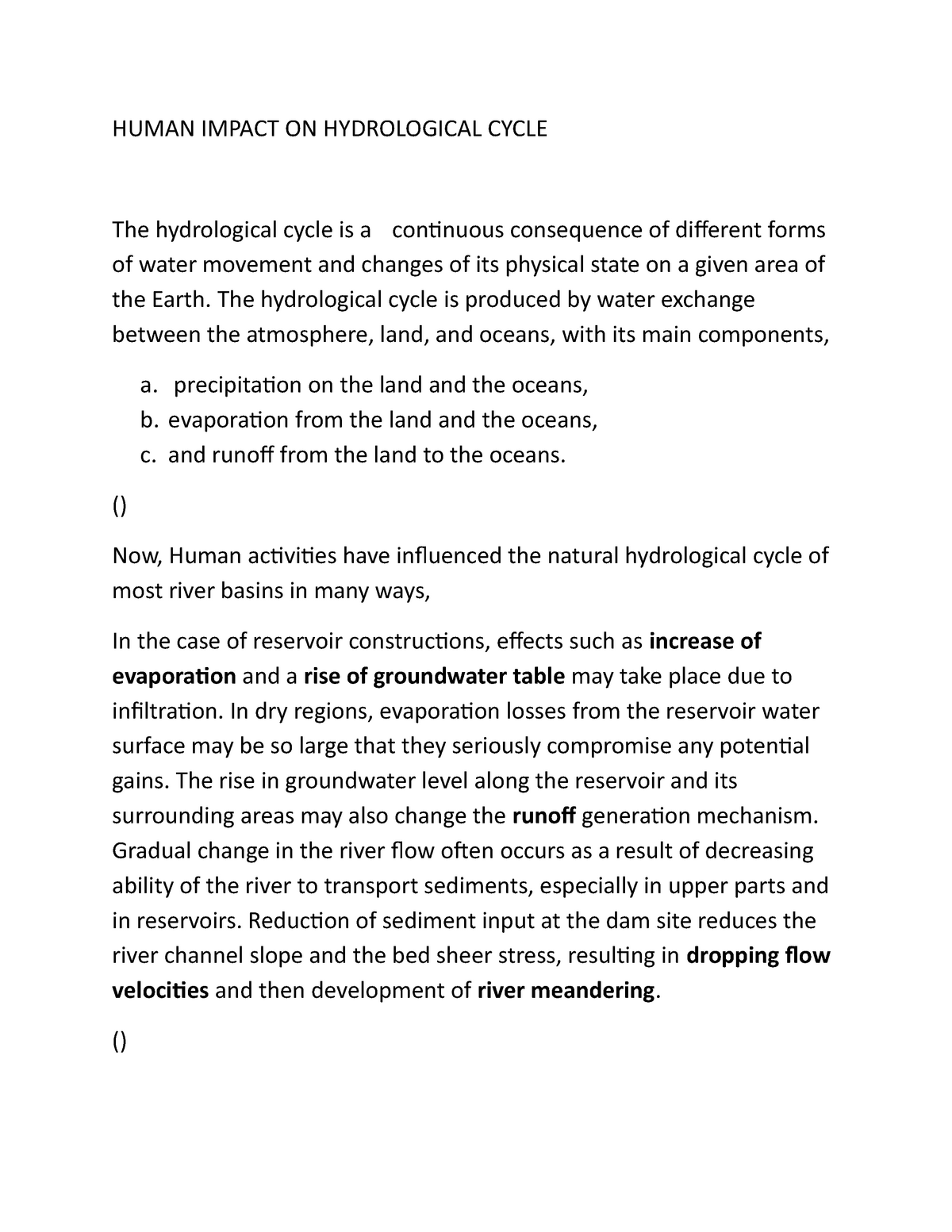 human-impact-on-hydrological-cycle-human-impact-on-hydrological-cycle