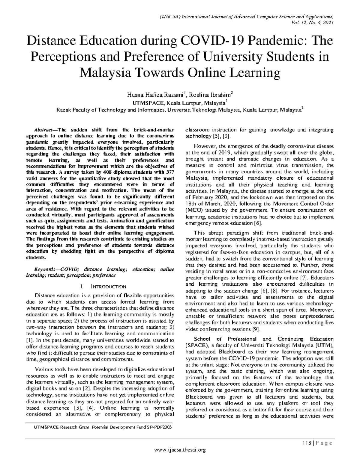 online education during covid 19 pandemic essay