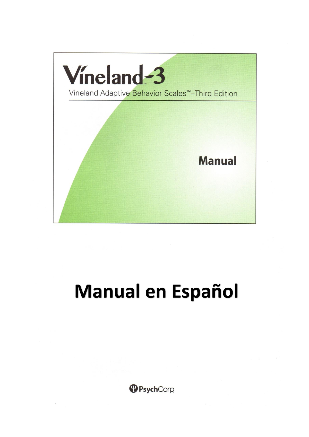 Vineland-3-Manual-Espanol · Versión 1