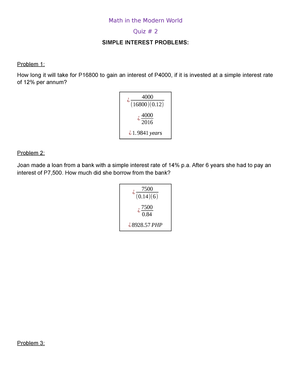 math-in-the-modern-world-simple-and-compound-interest-quiz-math-in