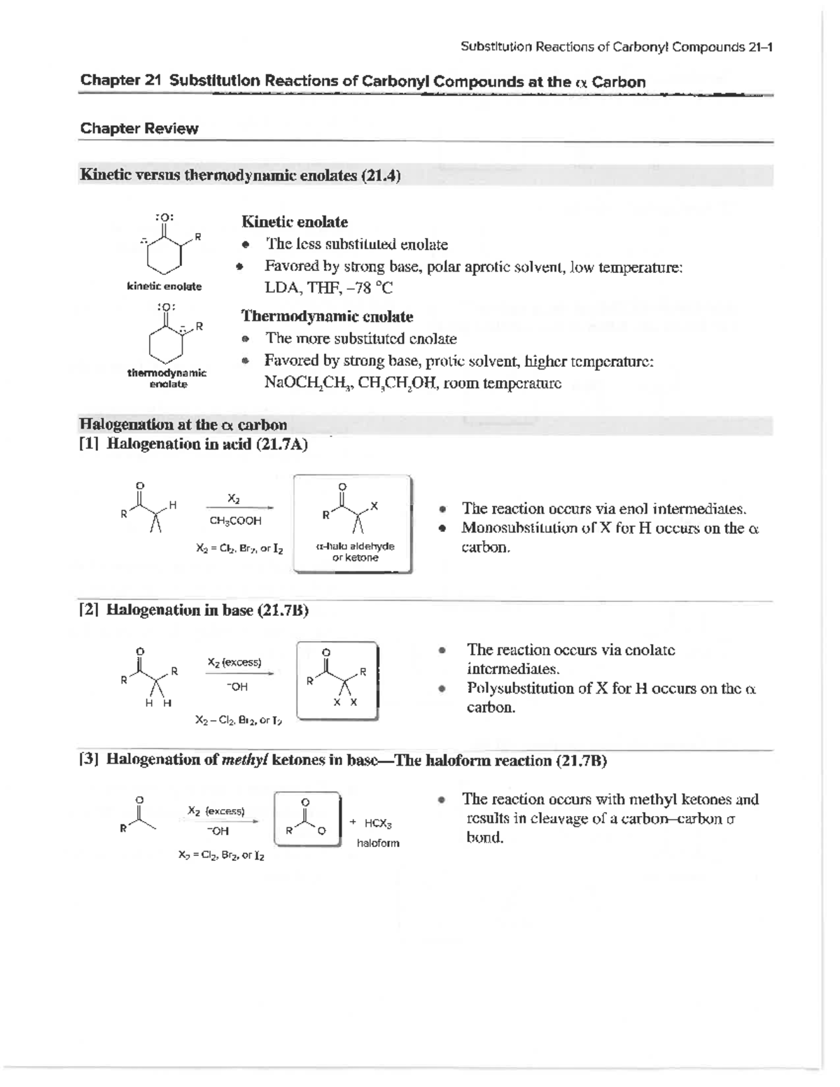 Ch21 - Smith's Organic chemistry 6th - Studocu