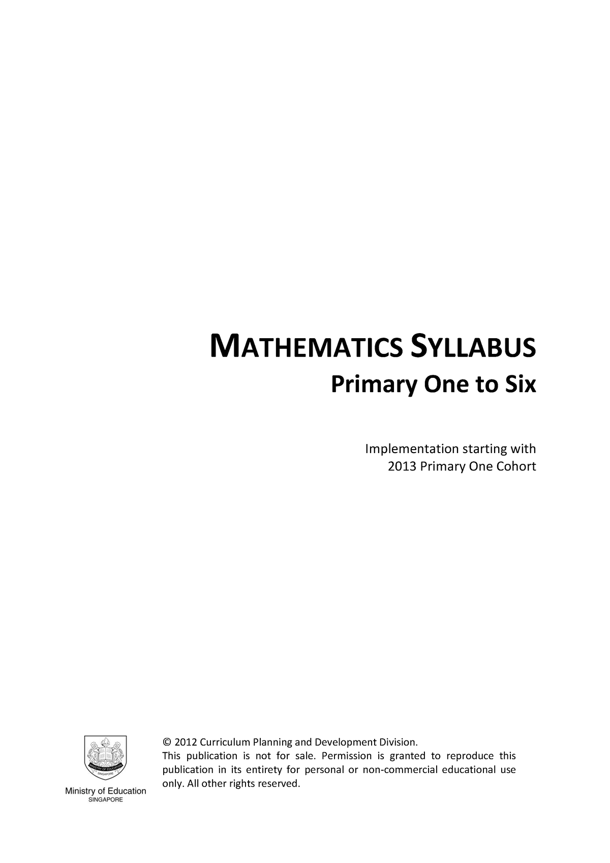 mathematics-syllabus-primary-1-to-6-mathematics-syllabus-primary-one