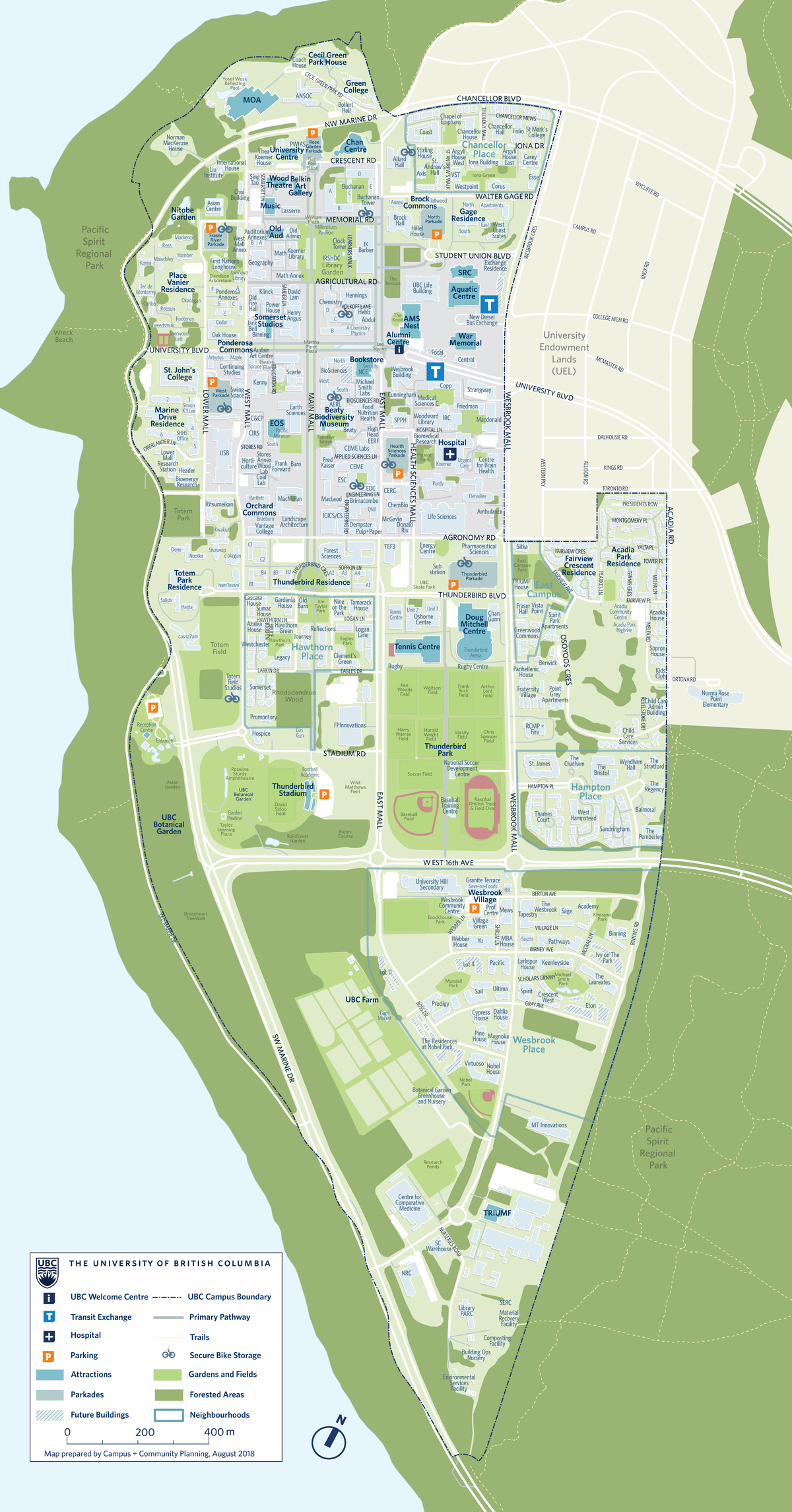 UBCMap-Portrait - Ubc map - ECON 101 - UBC - StuDocu