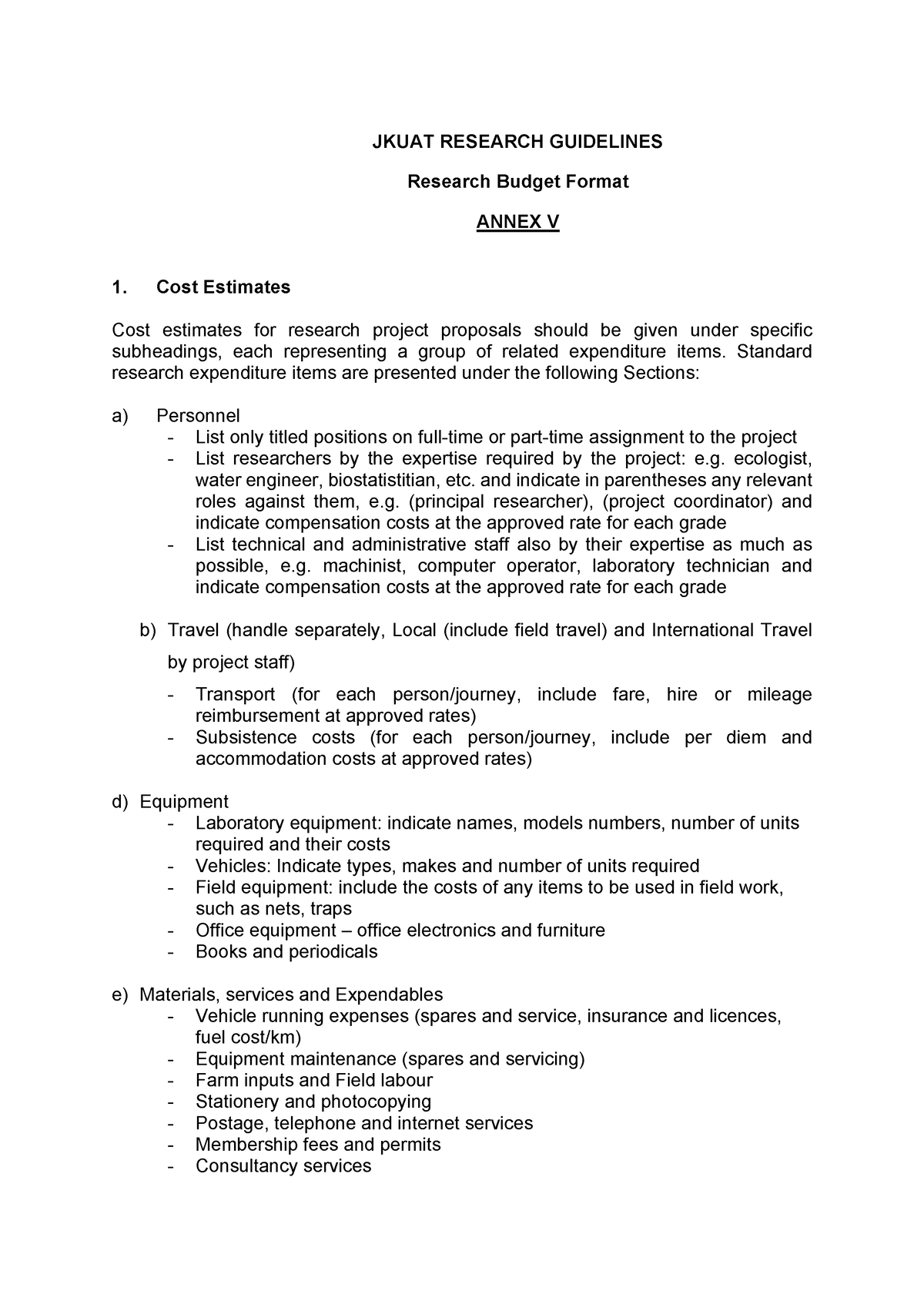 jkuat research proposal format