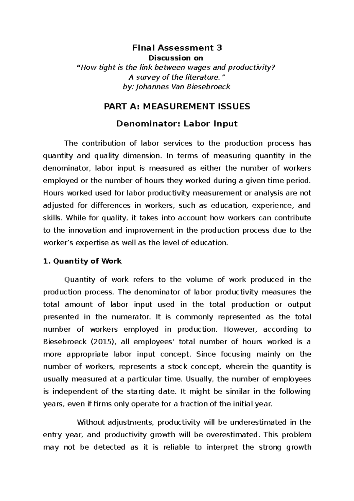 final-assessment-3-measurement-issues-labor-input-final-assessment