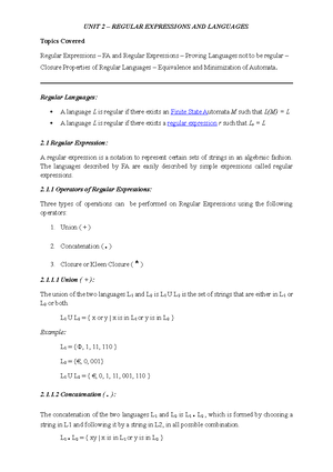 Theory Of Computation - Sample CS8501 Important 8 Mark Questions Theory ...