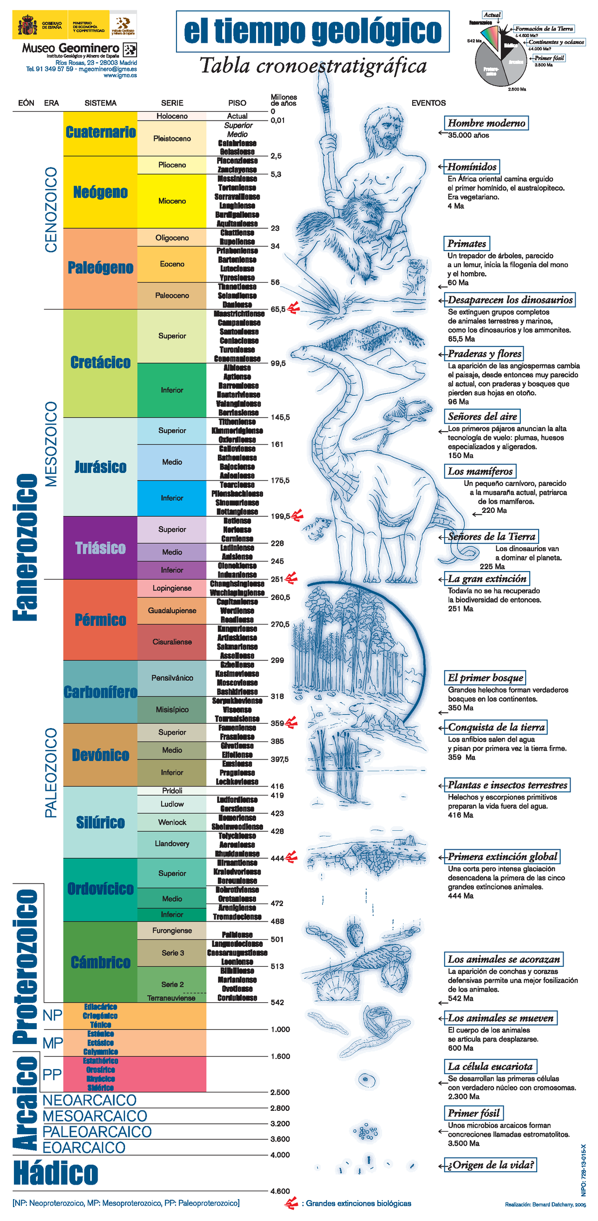 Poster El Tiempo Geológico Actualizado 2013 - Geología - Studocu