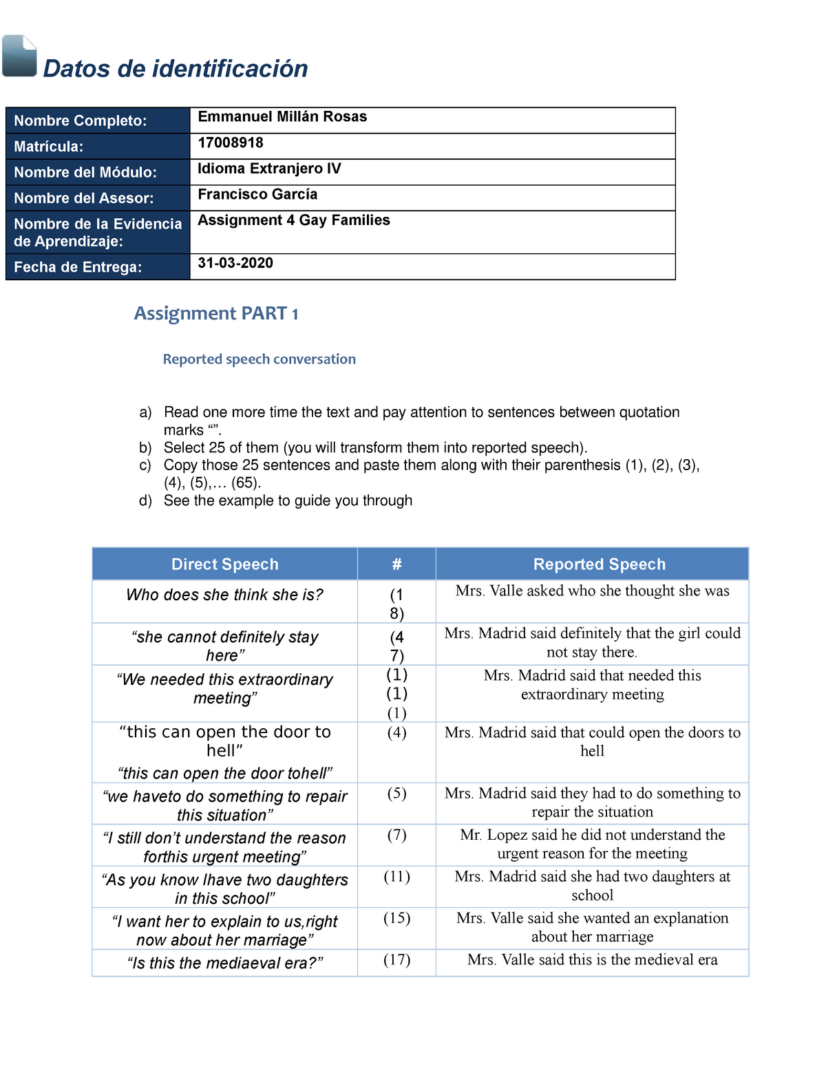 assignment 4 gay families scribd