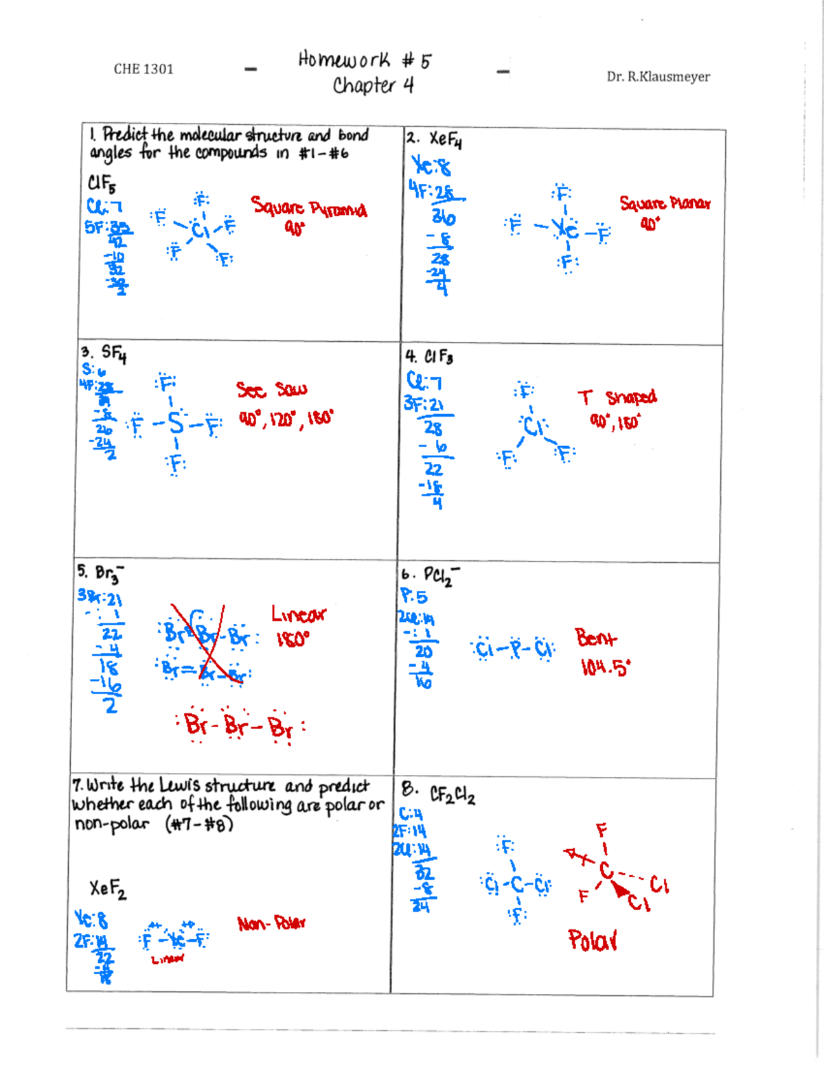 Chapter 4 Chem - CHE 1301 - Studocu