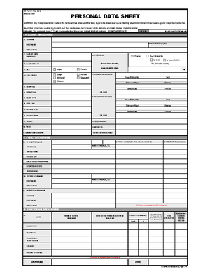 PDS Blank- Pernia - You can learn in here. - CS Page FORM 1 of 4212 ...
