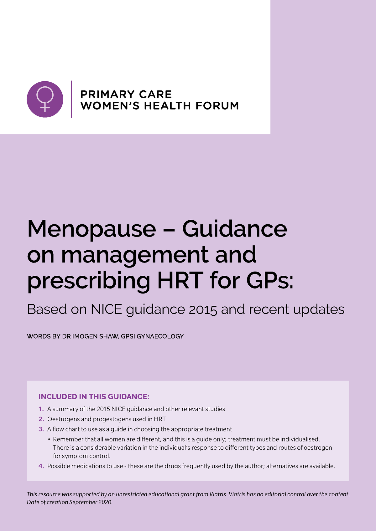 Prescribing-HRT-3 - Asdasd - Menopause Guidance On Management And ...