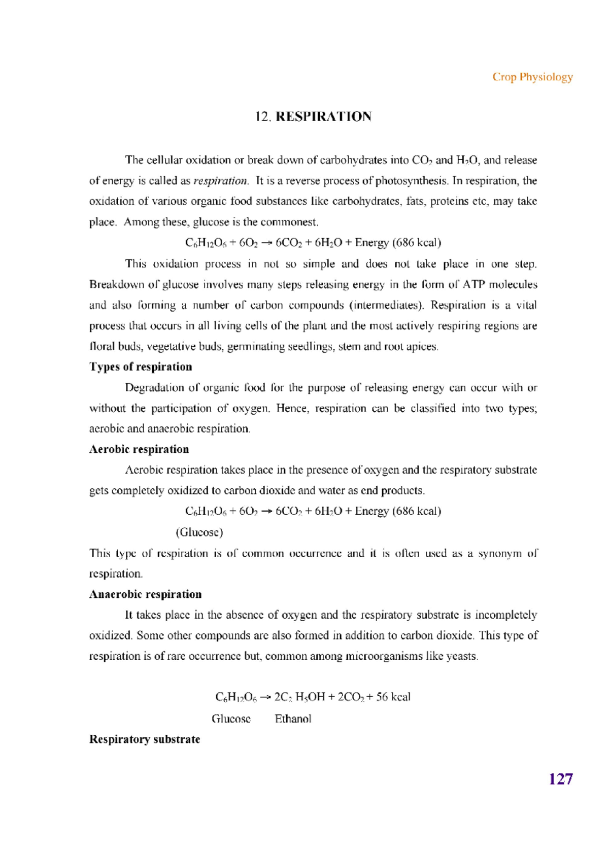 Crop physiology (part 7) Botany ist sem Studocu