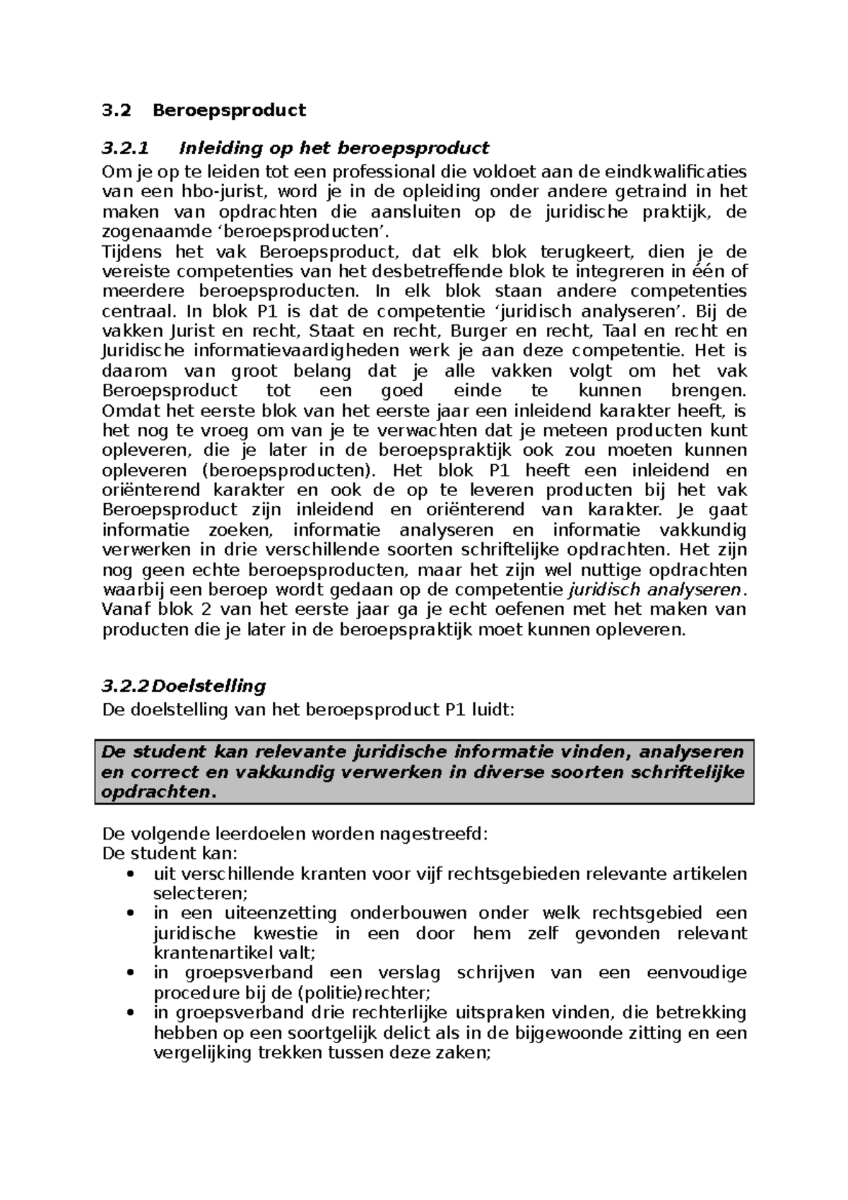 Competentieboek  competentie boek beroepsproduct  3 Beroepsproduct 3.