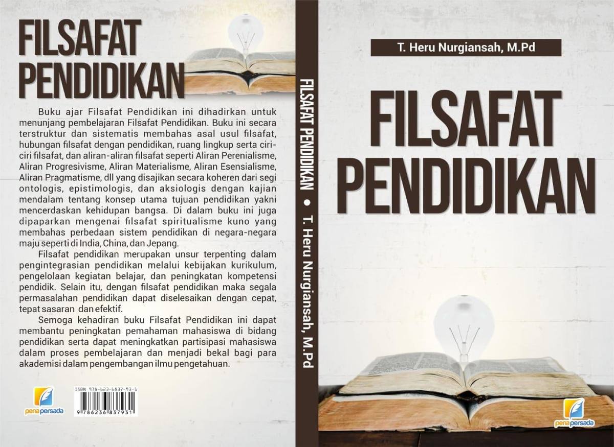 Bab 1 Buku Filsafat Pendidikan - I FILSAFAT PENDIDIKAN T. Heru ...