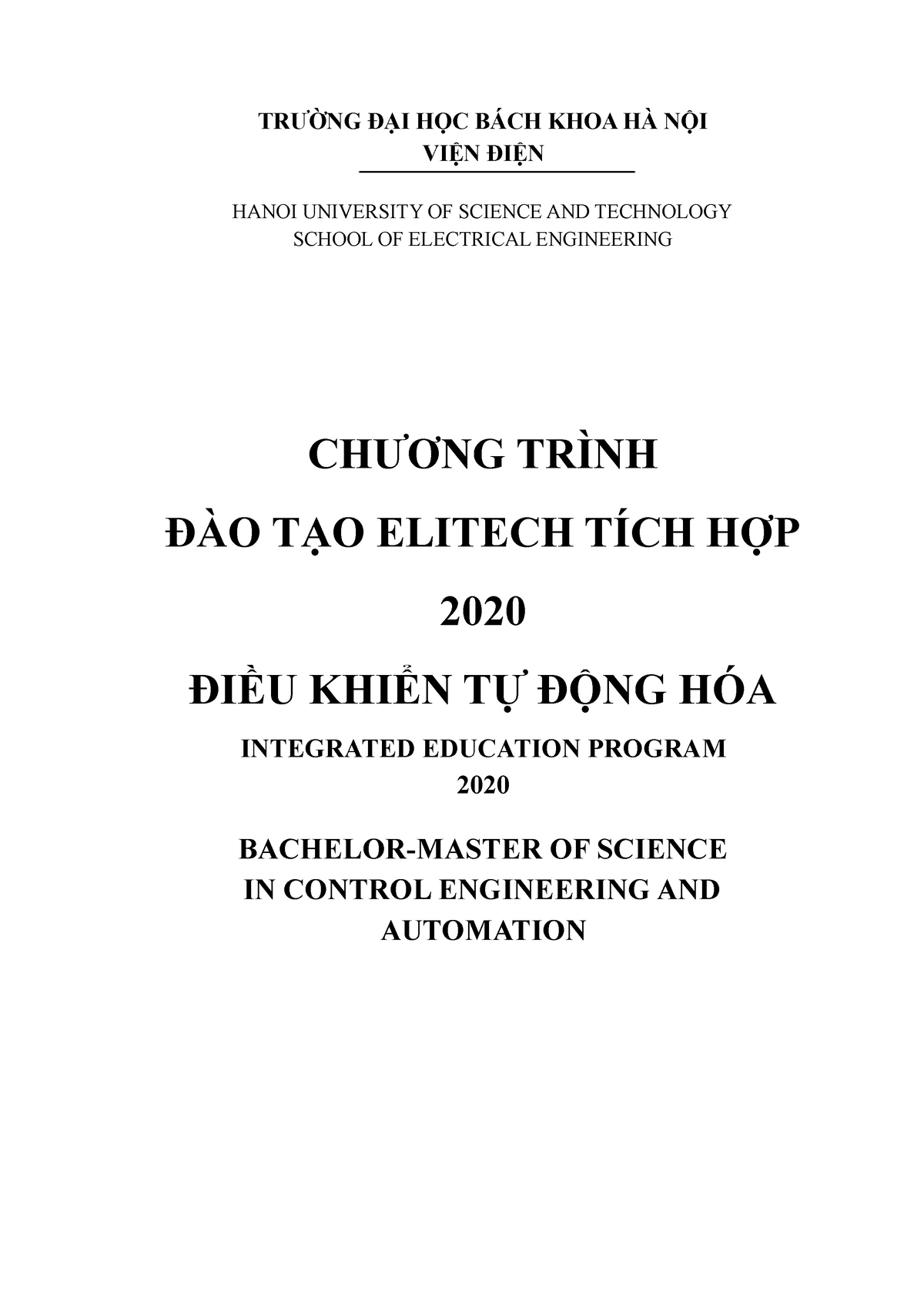 2 Ee8 Program Ee8 Ee2 Describe Of Subject TrƯỜng ĐẠi HỌc BÁch Khoa