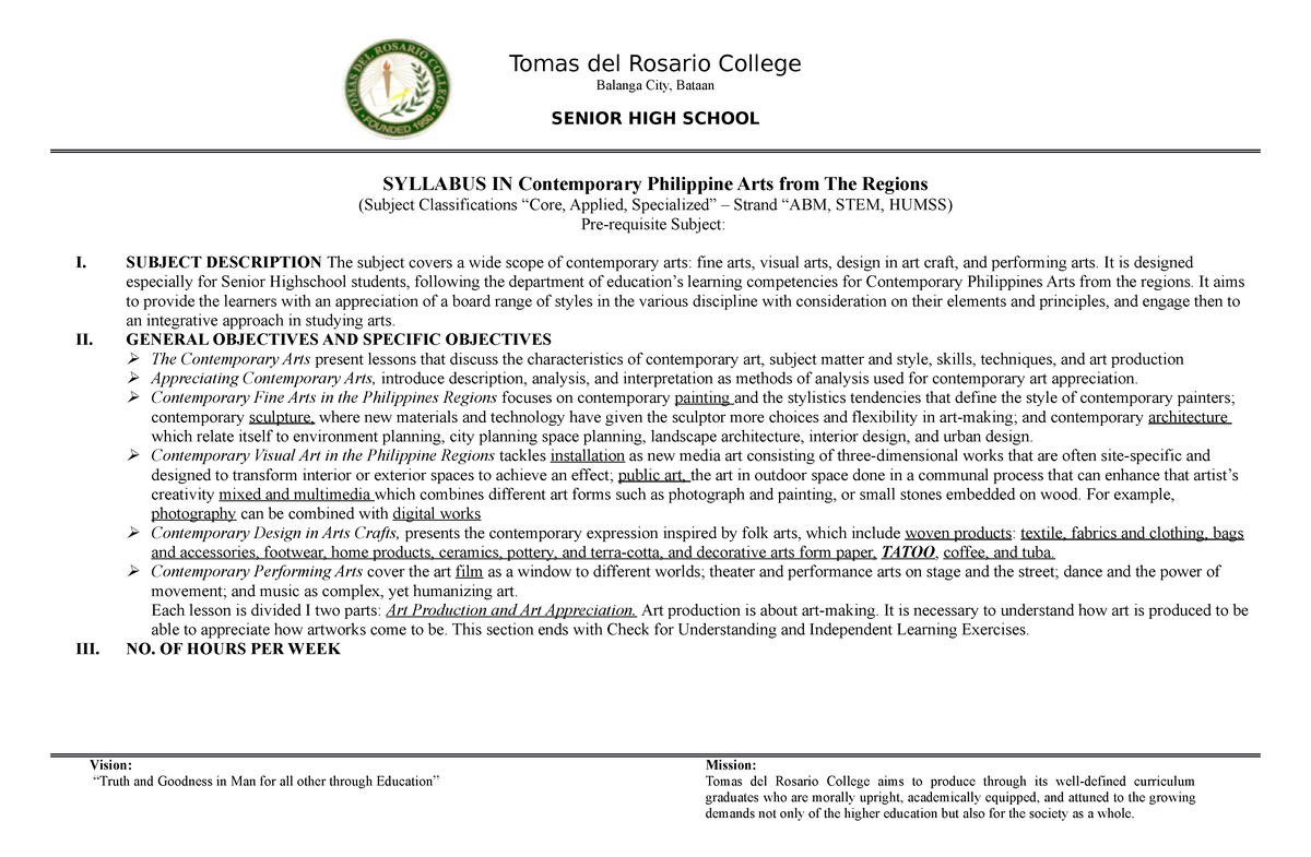 syllabus-contemporary-arts-11-12-balanga-city-bataan-senior-high