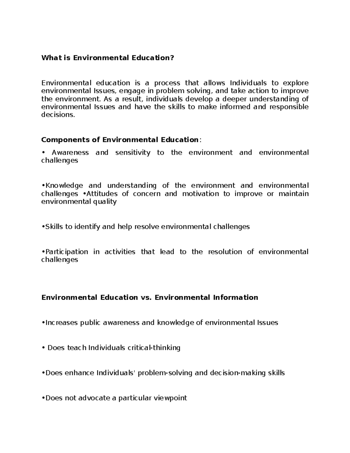 Environmental-Envi.-educ - What Is Environmental Education ...