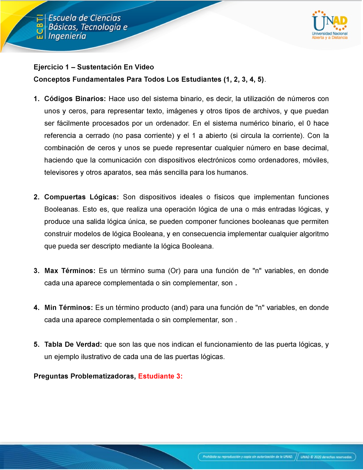 Tarea 3 Ejercicio 3 Fisica Electronica - Ejercicio 1 – Sustentación En ...