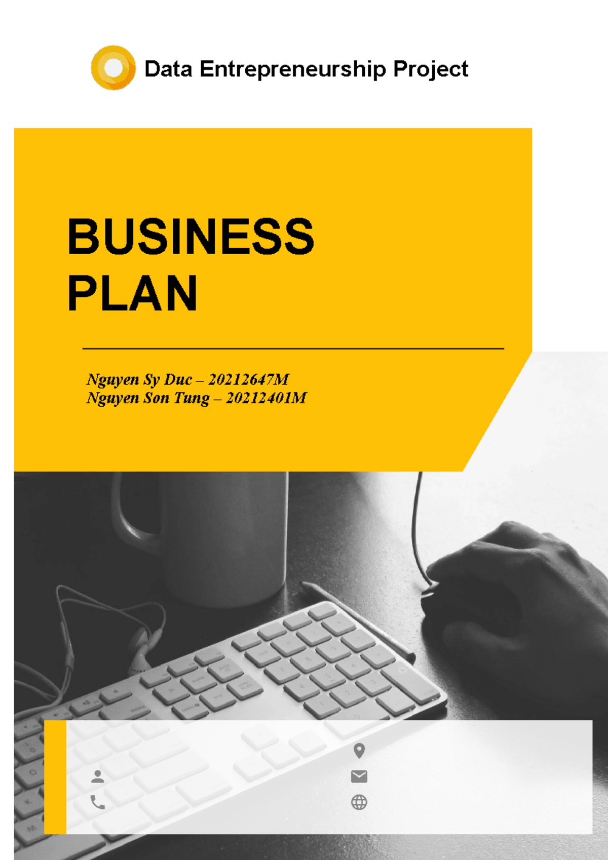 le but du business plan