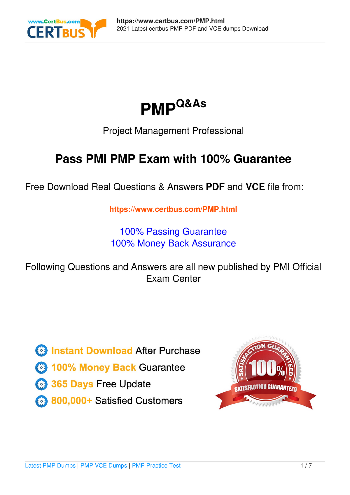 PMP Reliable Test Braindumps