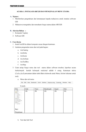 Laporan Praktikum SIG (Digitasi) - NILAI ...