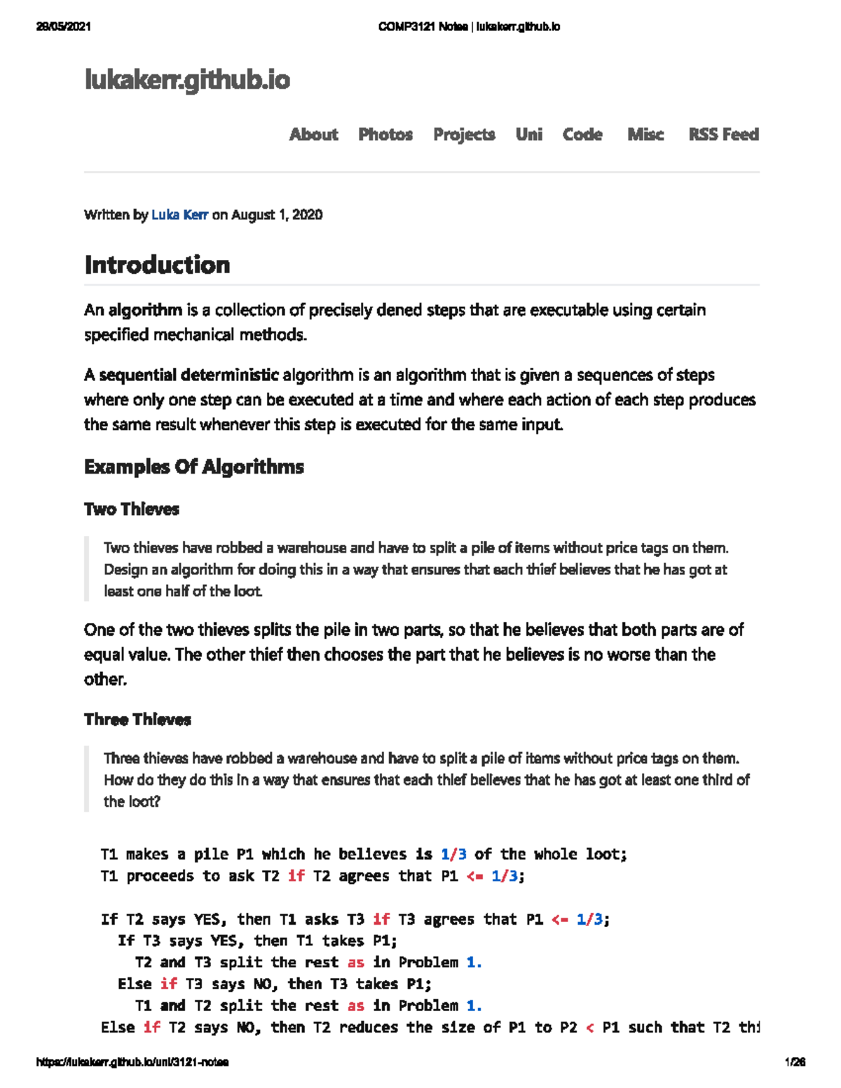 Notes (Student) - CSCI 221 - CSU Chico - Studocu