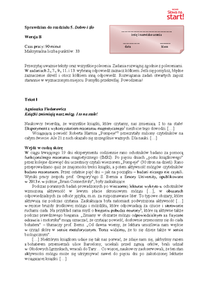 Sprawdz Nas Test Makbet - Materiały Do Serii „Sztuka Wyrazu” Pobrane Ze ...