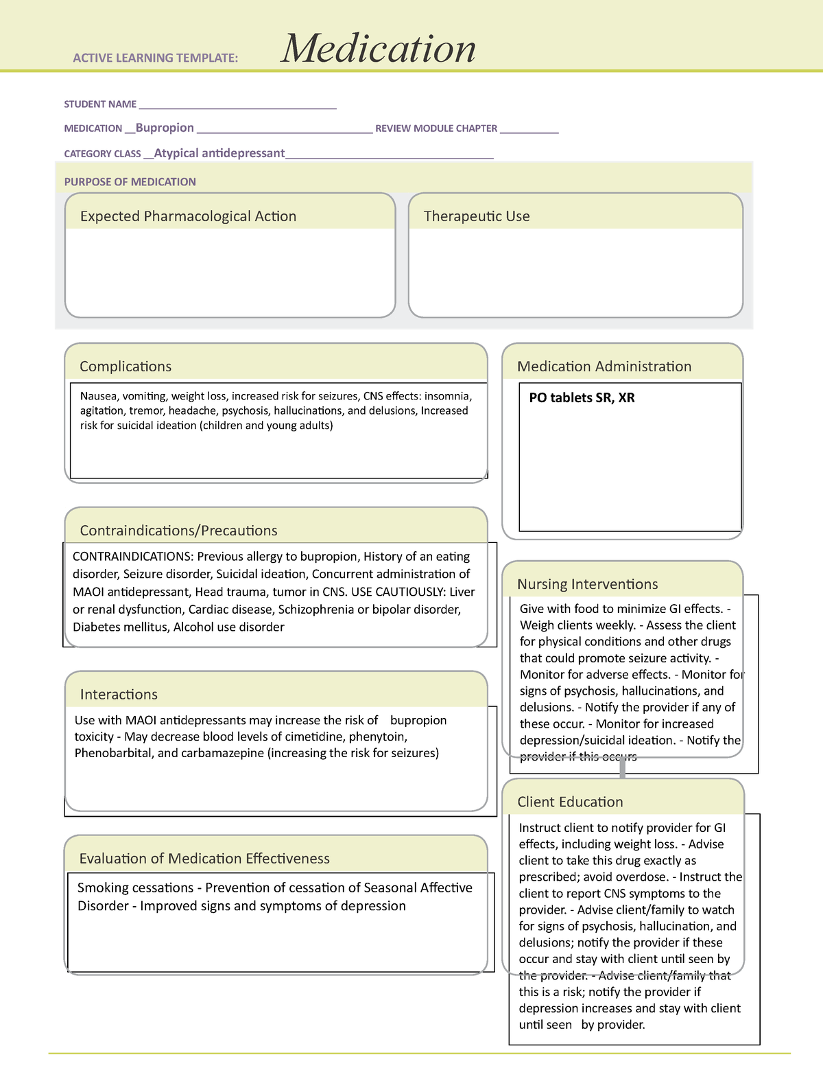 buproprion-ati-medication-template-for-bupropion-for-reference-use-only-student-name-studocu