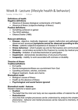 biomedical model of health and illness definition