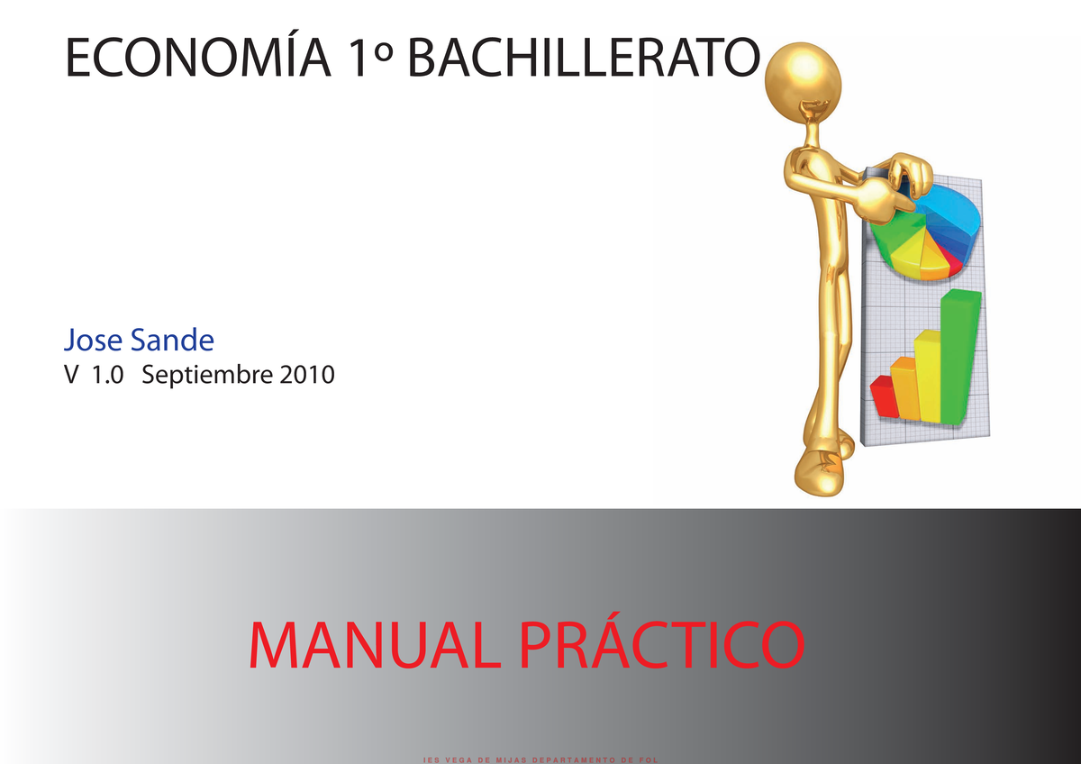 Libro Practico De Economia 1bach EconomÍa 1º Bachillerato Jose Sande