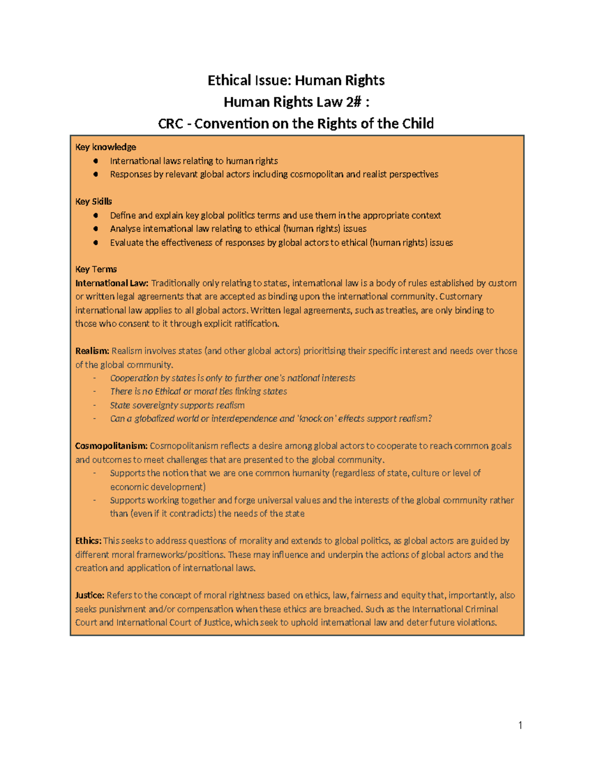 Human Rights Law 2#-2 - Ethical Issue: Human Rights Human Rights Law 2 ...