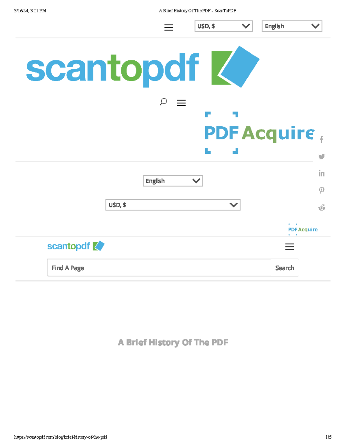 Scanto - ap bio - A Brief History Of The PDF English USD, $ Find A Page ...